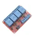 Modulo Rele 4 Canales 5v Optoacoplado Low/high Level