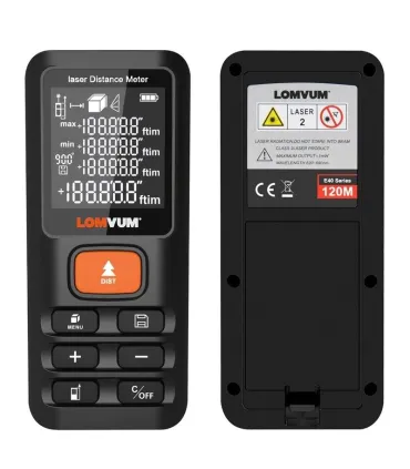 Telémetro Láser Lomvum E40 Medidor De Distancia Digital 120m
