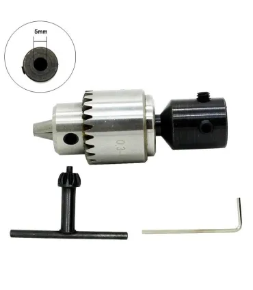 Mandril Portabrocas Jt0- Drill Chucks 0.3-4mm  Eje 5mm