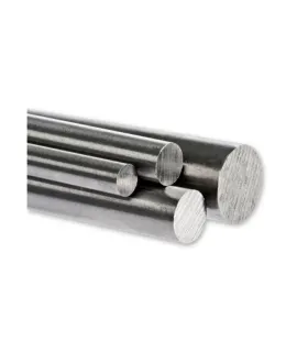 Varilla Lisa Acero Plata Eje 10mm X 200mm