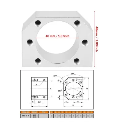 Camisa Tornillo Bola Recirculante Sfu25 - Dsg25h