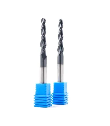 Fresa Cónica Punta De Bola Extra Larga D2mm L100mm