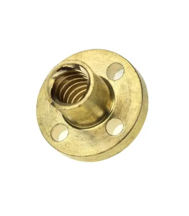 Tuerca T10 Para Varilla Trapezoidal 10mm - 4mm X Vuelta