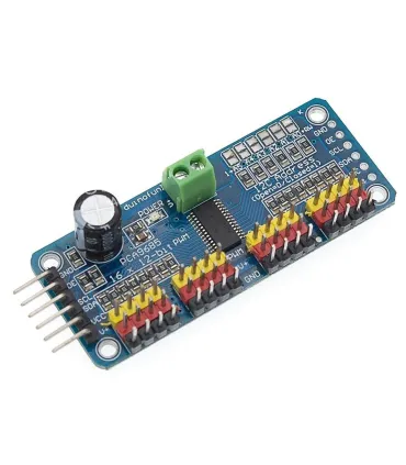 Tarjeta Control Servomotores 16 Canales PCA9685 - Merkatronix