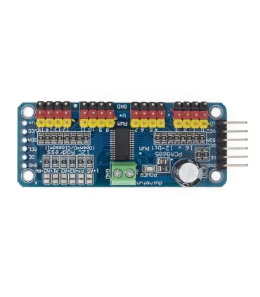 Tarjeta Control Servomotores 16 Canales PCA9685 - Merkatronix