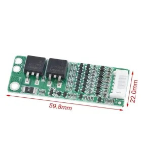 Modulo Cargador Baterías 18650 Litio Bms 5s 15a