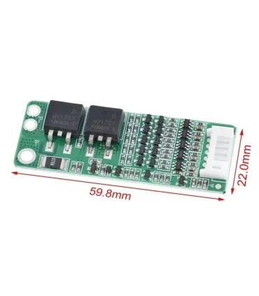 Modulo Cargador Baterías 18650 Litio Bms 5s 15a
