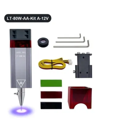 Modulo Laser 80w 450nm Para Grabado Corte Cnc - Merkatronix