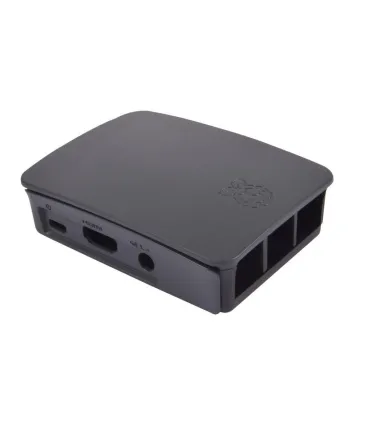 Caja - Case Negro  Raspberry Pi 3 Modelo B - Merkatronix