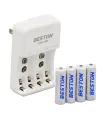 Cargador Beston Bst-c8001bn +  4 Pilas De 2700mah