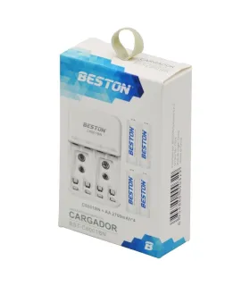 Cargador Beston Bst-c8001bn +  4 Pilas De 2700mah