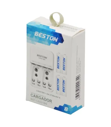 Cargador Beston Bst-c8001bn +  4 Pilas De 2700mah