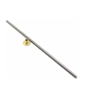 Varilla Roscada Trapezoidal 8mm - T8 - 4 Hilos X 1500mm