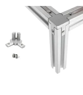 Conector Union 3 Esquinas Perfil Aluminio 2020