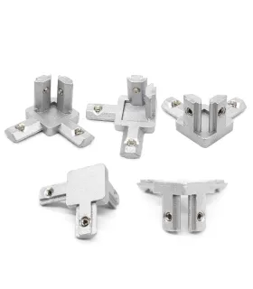 Conector Union 3 Esquinas Perfil Aluminio 2020