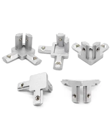 Conector Union 3 Esquinas Perfil Aluminio 2020
