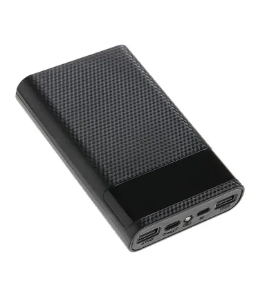 Caja Power Bank Batería 18650 X4, Holder Batería. - Merkatronix