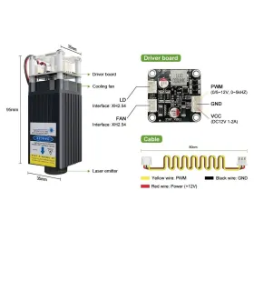 Modulo Laser 20w Grbl Cnc Para Grabado