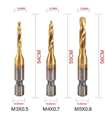 Kit De Broca Machuelo X 3 Unidades