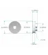 Polea Correa Gt2 60 Dientes Eje 5mm Aluminio Ancho 6mm