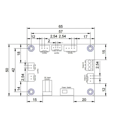 Módulo Acoplador Controlador Laser Ttl