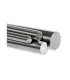 Varilla Lisa Acero Plata Eje 20mm X 2 Metros