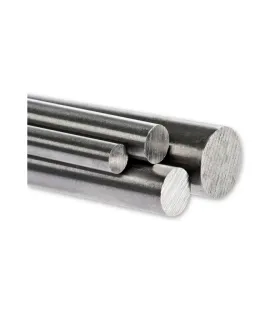 Varilla Lisa Acero Plata Eje 20mm X 2 Metros
