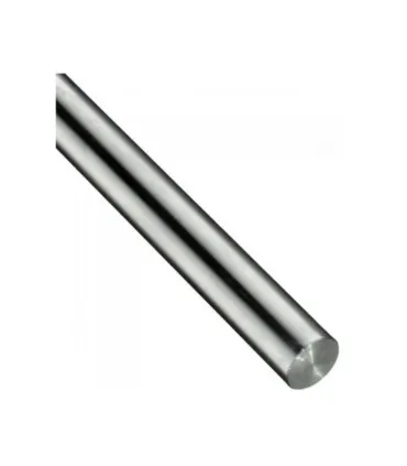 Varilla Lisa Acero Plata Eje 20mm X 2 Metros