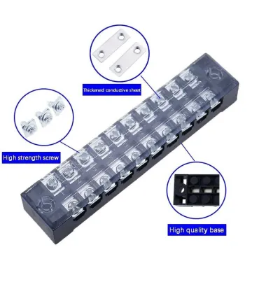 Conector Bornera Terminal Doble Fila TB-1512  - 15A