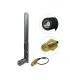 Antena Rf Banda Dual 2,4ghz - 5,8ghz 8dbi + Rp-sma
