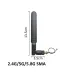 Antena Rf Banda Dual 2,4ghz - 5,8ghz 8dbi + Rp-sma