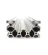 Perfil De Aluminio Estructural 4080 C-beam V-slot x 1 Metro