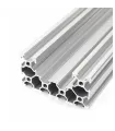 Perfil De Aluminio Estructural 4080 C-beam V-slot x 3 Metros
