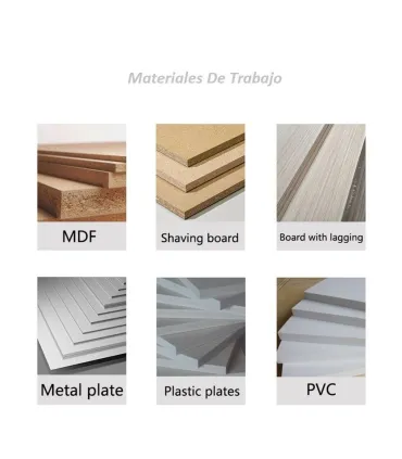 Fresa de Compresión Espiral 2 Flautas Para Madera 10mm
