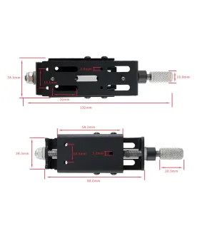Eje Z Manual Para Cnc Laser - Soporte Ajuste Altura