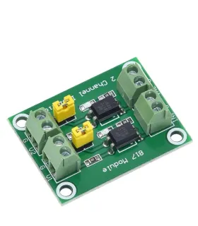 Módulo PC817 2 Canales Optoacoplador Convertidor De Voltaje