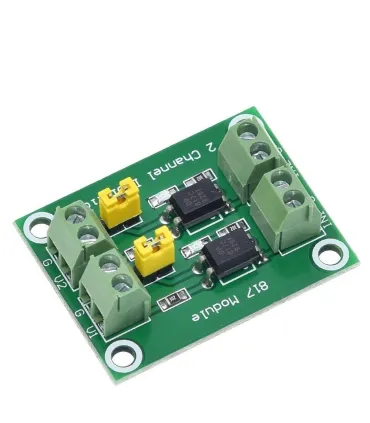 Módulo PC817 2 Canales Optoacoplador Convertidor De Voltaje