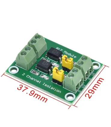Módulo PC817 2 Canales Optoacoplador Convertidor De Voltaje