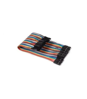 Cables Jumper Arduino Dupont x 40 Hembra - Hembra 15cms