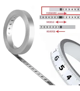 Cinta Métrica Metálica Con Adhesivo x 2 Metros Flexometro
