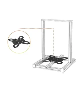 Plataforma Base Cama Caliente 3d Perfil 2040