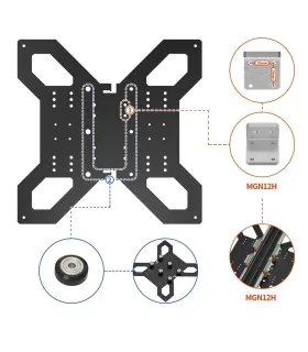 Plataforma Base Cama Caliente 3d Perfil 2040