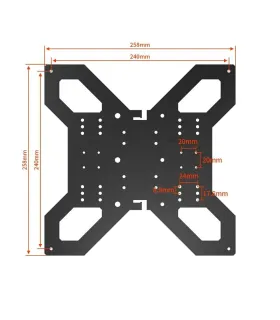 Plataforma Base Cama Caliente 3d Perfil 2040