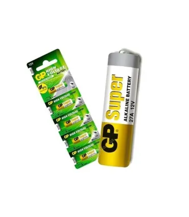 Pila Batería GP 27a 12v Alcalina Control Rf X 5 - Merkatronix