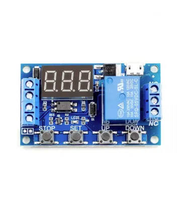 Módulo Temporizador Con Rele 6 - 30Vdc 10A