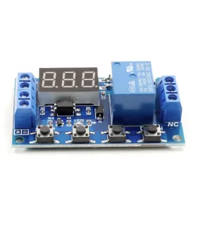 Módulo Temporizador Con Rele 6 - 30Vdc 10A