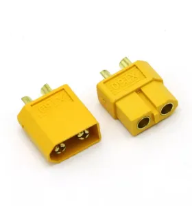 Kit Conector Xt60 Plug Aeromodelismo - Macho y Hembra