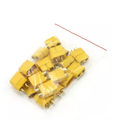 Kit Conector Xt60 Plug Aeromodelismo - Macho y Hembra