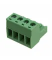 Bornera Plug Terminal De Bloque 4 Pines 2EDG 5.08mm