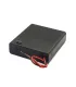 Porta Batería Caja Pila AA Para 4 Pilas 6V